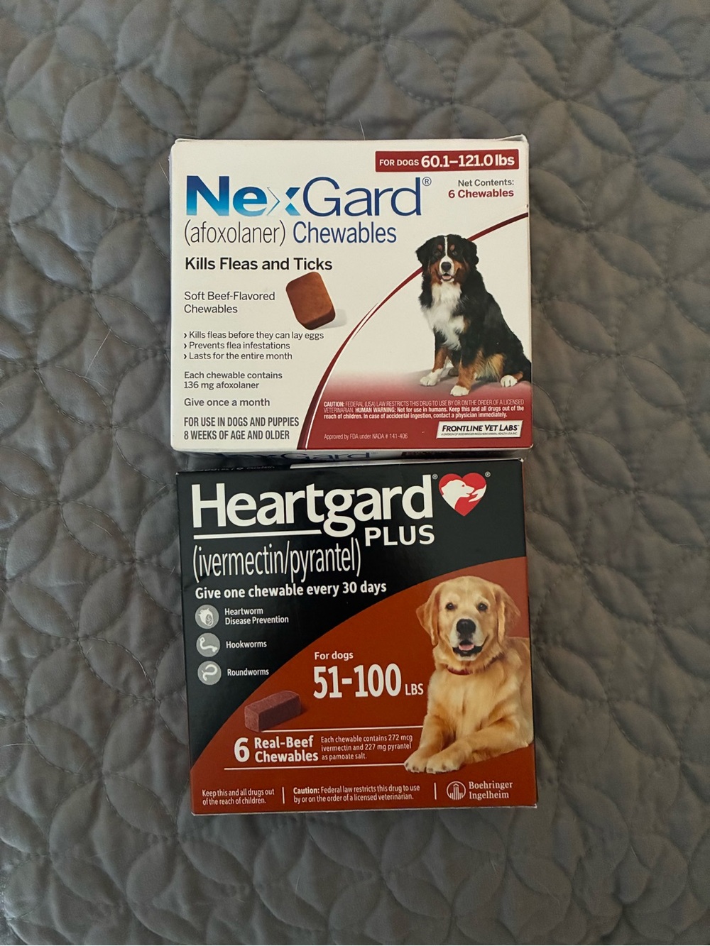 NexGard & Heartgard Plus Flea, Tick & tick prevention 6 month supply